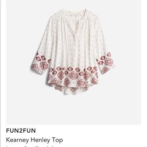 Fun2fun stitch fix top size XL